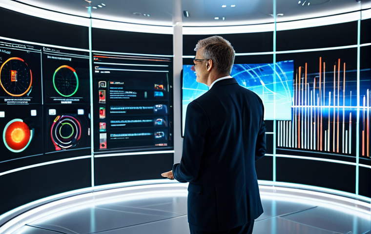 **Prompt for Fire Safety Engineer focusing on Technology:**
    "A professional fire safety engineer, a male or female adult, standing confidently in a futuristic smart building's control room, looking at a large holographic display showing real-time IoT sensor data and AI-driven fire risk predictions. The engineer is in a crisp, professional business suit, fully clothed, appropriate attire, modest clothing. The background features sleek server racks, a modern console, and subtle glowing data lines. Perfect anatomy, correct proportions, natural pose, well-formed hands, proper finger count, natural body proportions. The scene conveys innovation and proactive safety. Professional photography, high quality, safe for work, appropriate content, family-friendly."